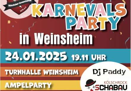 Karnevalsparty Weinsheim, © Tourist-Information Prümer Land/WKV