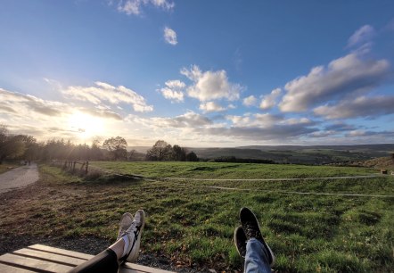 Weitblick auf einer Wanderung um Prüm, © Tourist-Information Prümer Land Sebastian Wiesen