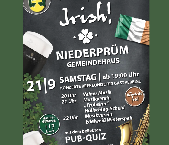 Irish Folk, © Tourist-Information Prümer Land