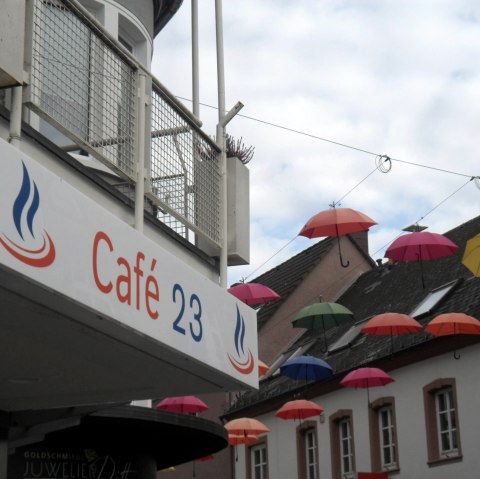 Café23, am Hahnplatz in Prüm, © Tourist-Information Prümer Land