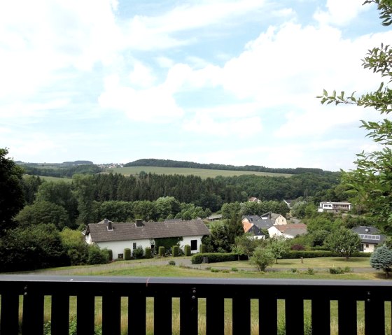 Blick vom Balkon