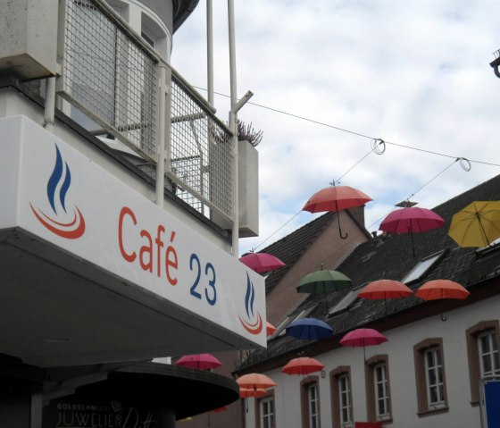 Café23, am Hahnplatz in Prüm, © Tourist-Information Prümer Land